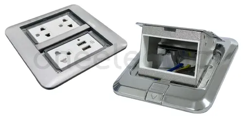 เต้ารับฝังพื้น POPUP FLOOR OUTLET NANO