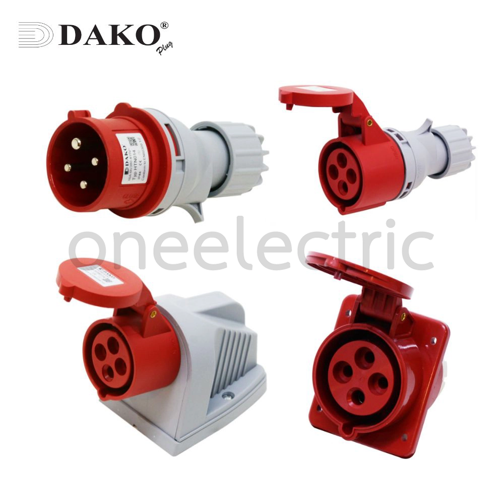 DAKO ปลั๊กเพาเวอร์ 4ขา 3P+E 16A 32A