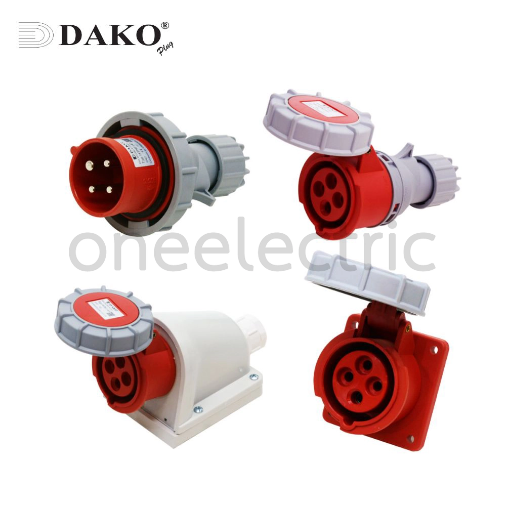 DAKO ปลั๊กเพาเวอร์ กันน้ำ 4ขา 3P+E 16A 32A