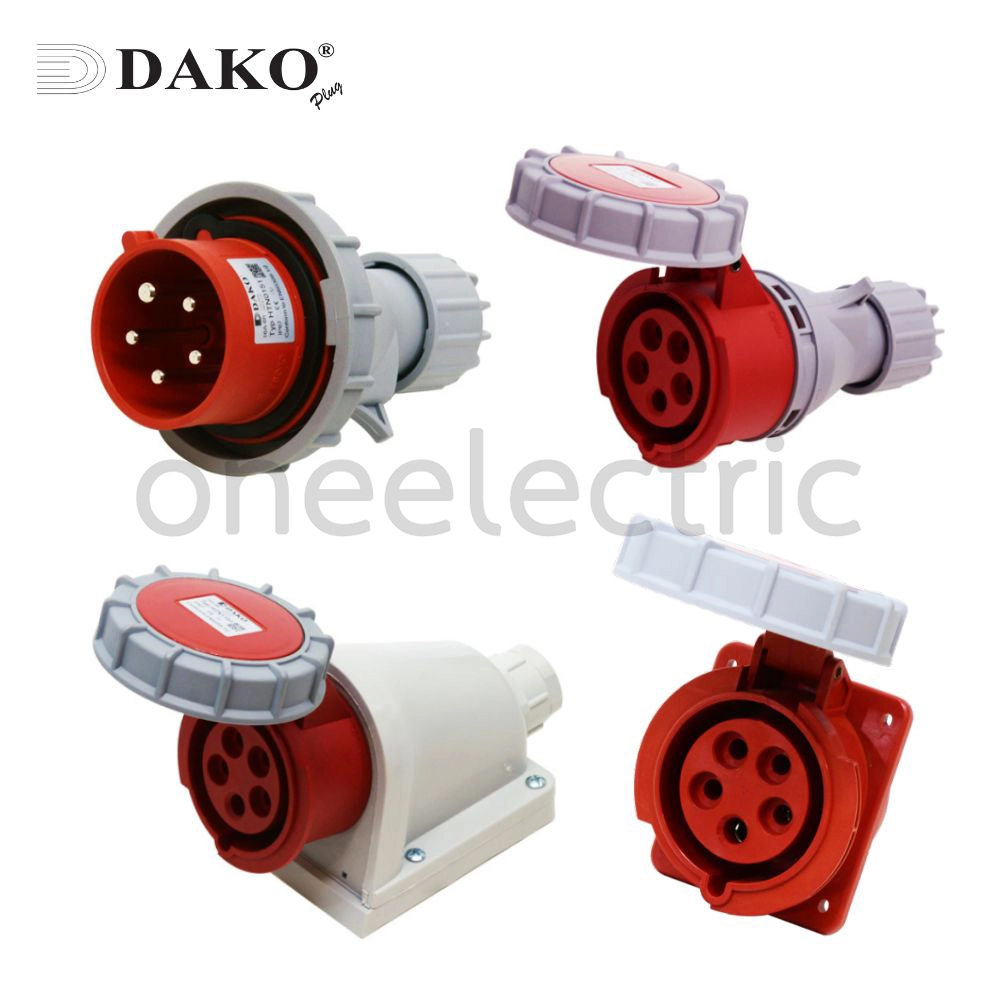 DAKO ปลั๊กเพาเวอร์ กันน้ำ 5ขา 3P+E+N 16A 32A