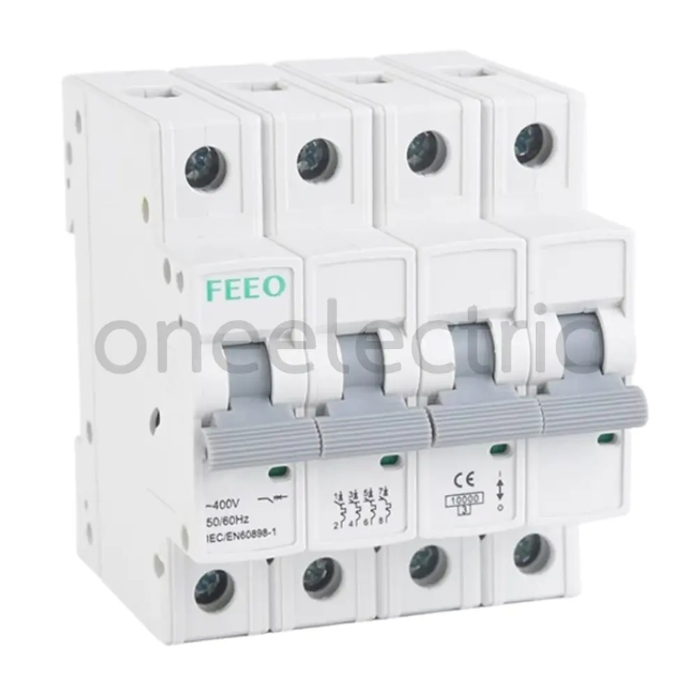 FEEO FE7-63 4P AC MCB เซอร์กิตเบรกเกอร์