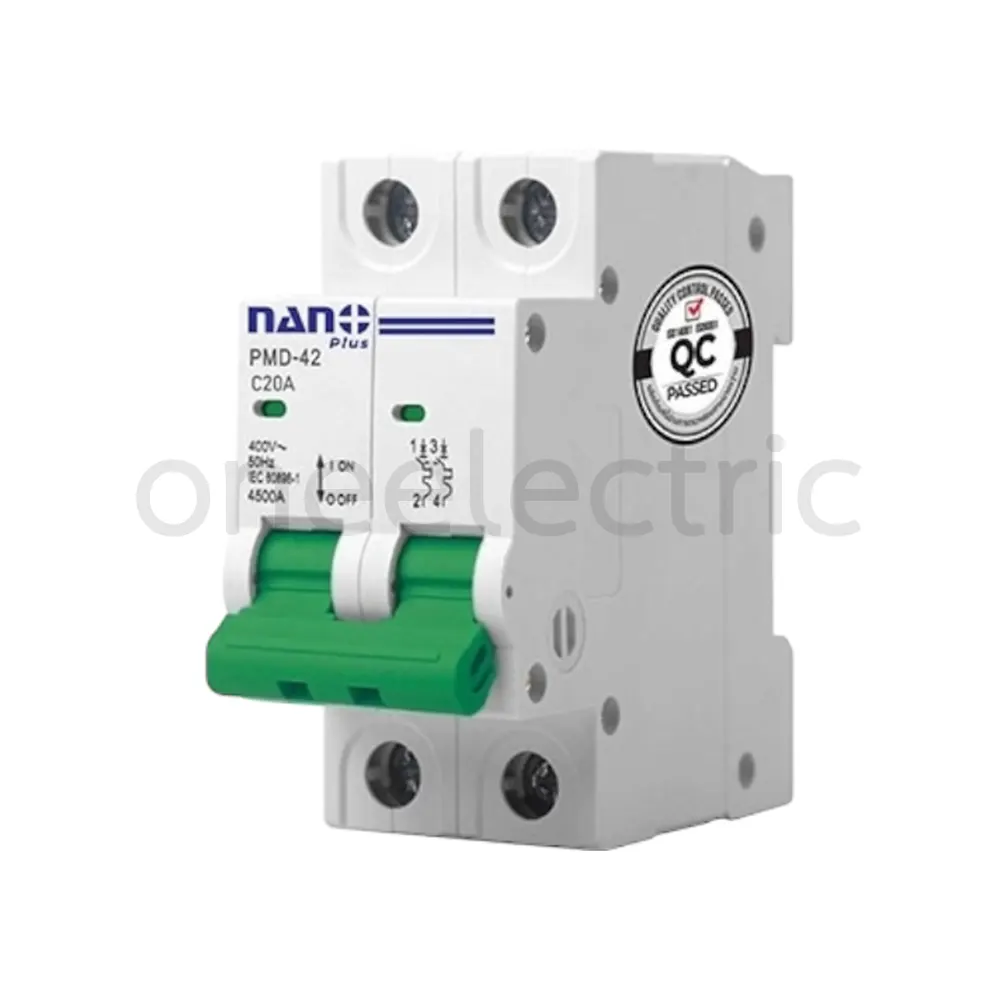 NANO PMD เซอร์กิตเบรกเกอร์ MCB 2P 10KA
