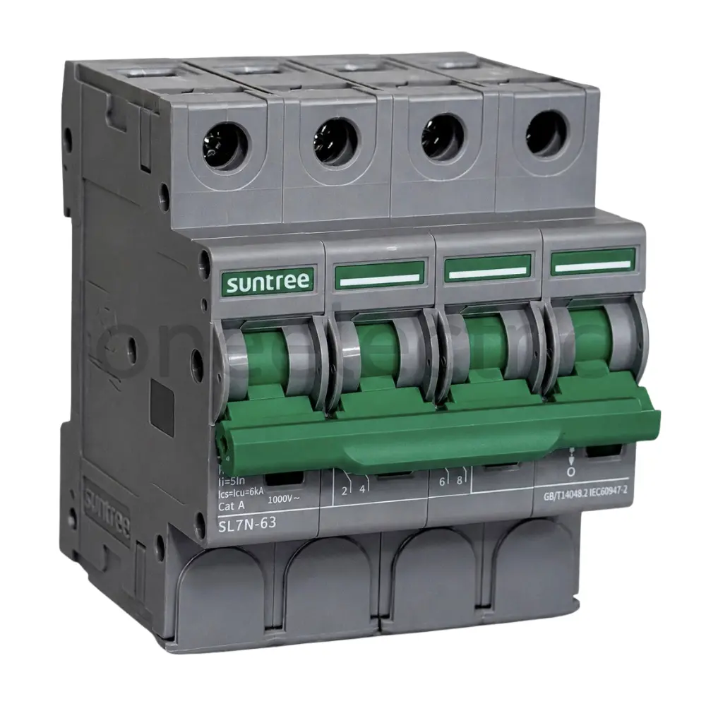 SUNTREE SL7N-63 4P 1000VDC DC MCB เซอร์กิตเบรกเกอร์
