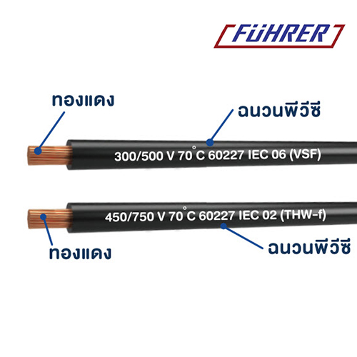 สายไฟ VSF THW(f) FUHRER ฟูเลอร์