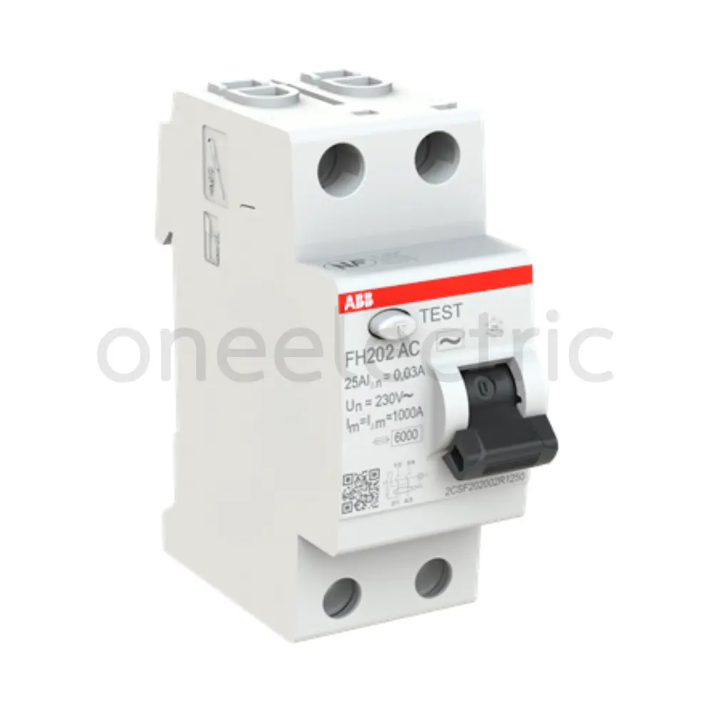 ABB FH202AC-40/0.03 เซอร์กิตเบรกเกอร์ กันดูด RCCB 2P 40A 30mA