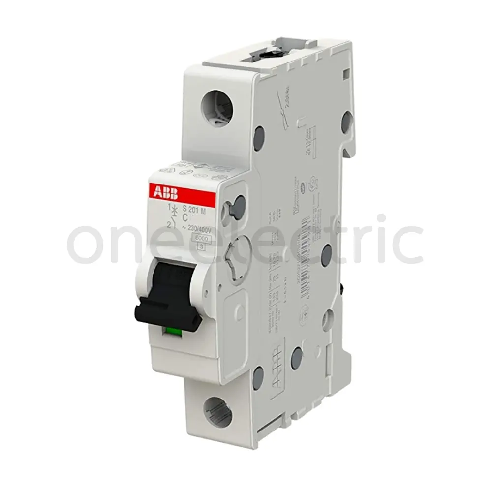 ABB S201M-C16 ลูกเซอร์กิตเบรกเกอร์ 1P 16A 10KA
