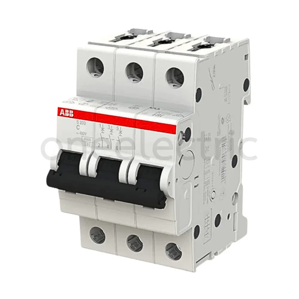 ABB SH203-C63 เซอร์กิตเบรกเกอร์ 3P 63A 6KA