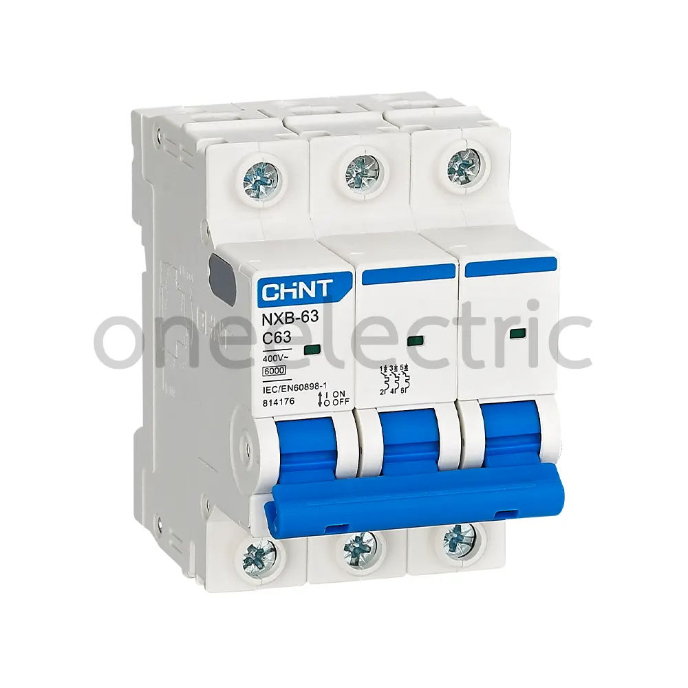 CHINT NXB-63 เซอร์กิตเบรกเกอร์ 3P 6A 6KA
