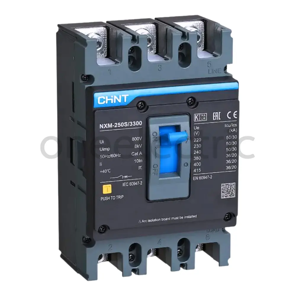 CHINT NXM-250S/3300 เบรกเกอร์ 3P 200A 36KA