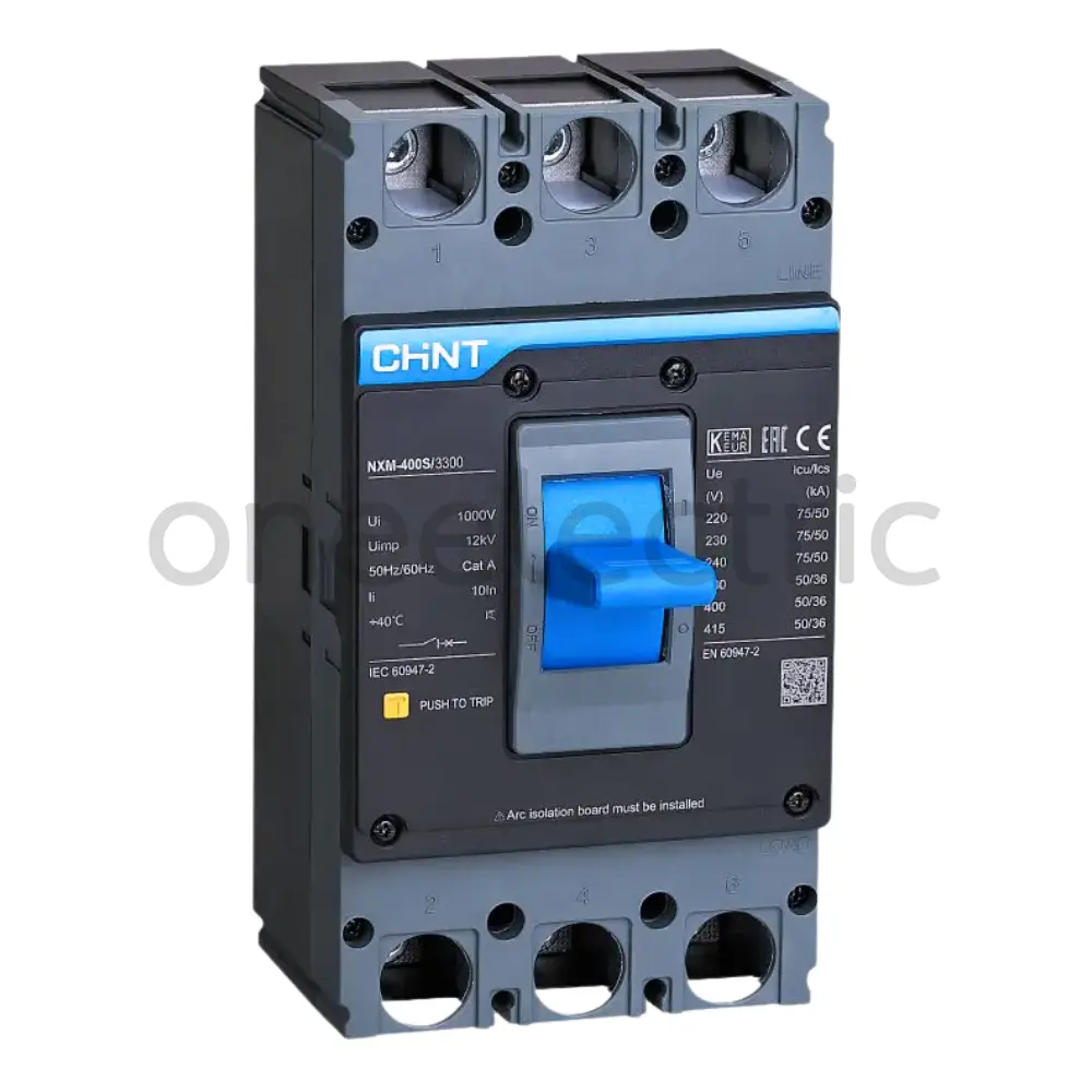 CHINT NXM-400S/3300 เบรกเกอร์ 3P 320A 70KA