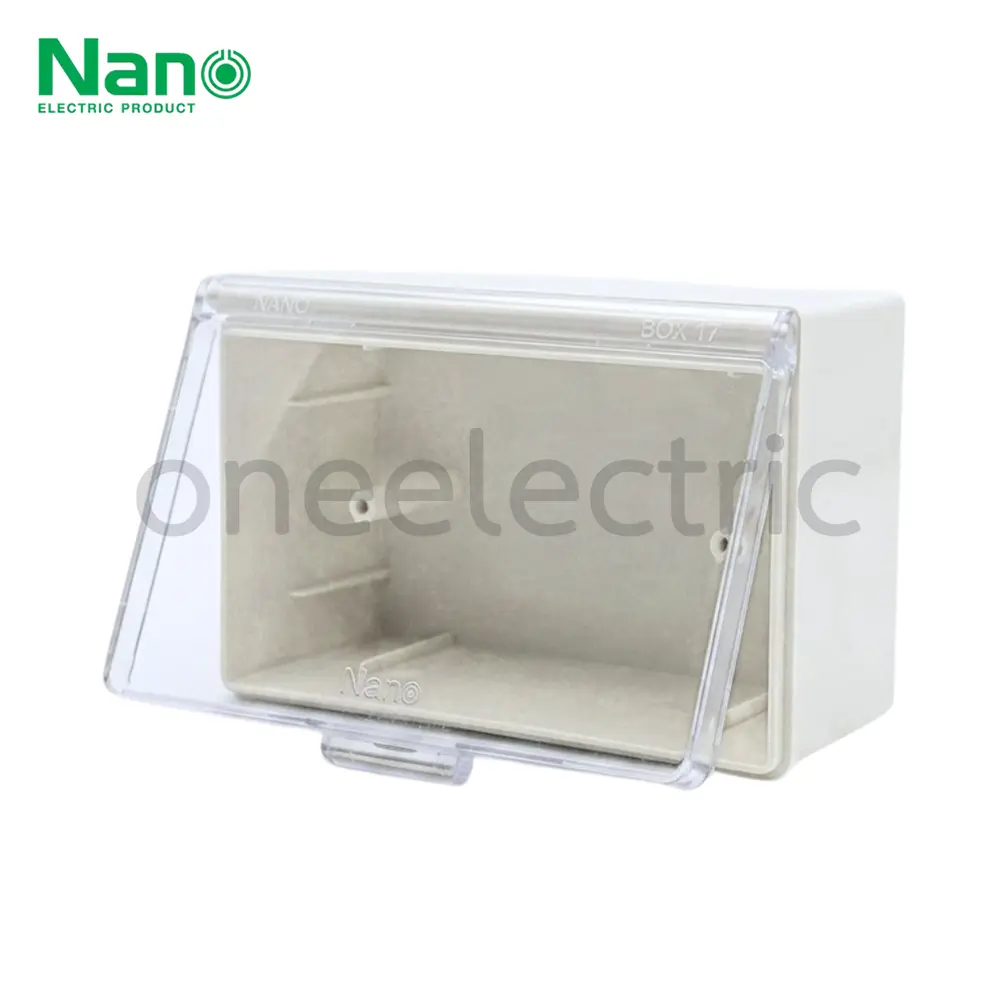 NANO-NANO-405C-กล่องฝาปิดกันน้ำ-รุ่นแนวนอน-สีขาว-ฝาใส.webp