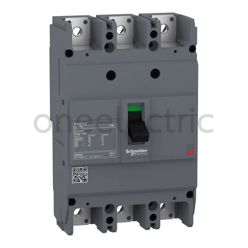 SCHNEIDER EZC250F3225 เบรกเกอร์ 3P 225A รุ่นF 18KA