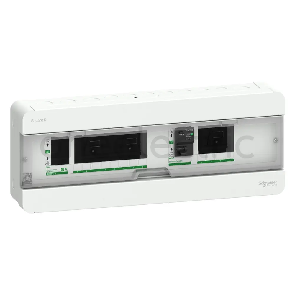 SCHNEIDER S9HCL18X4R63 ตู้คอนซูมเมอร์ 2P 8+4 พร้อมเมนกันดูด 63A 30mA