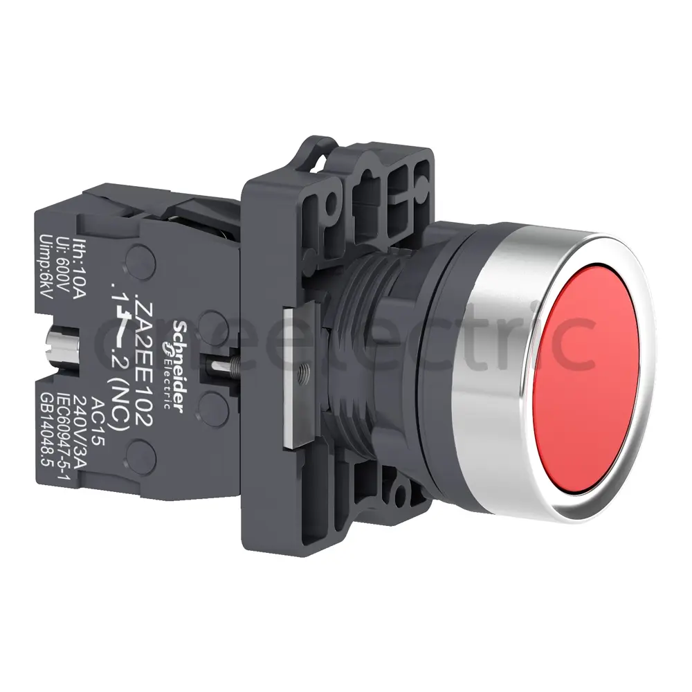SCHNEIDER-XA2AA42-สวิตช์กด-22mm-1NC-สีแดง.webp