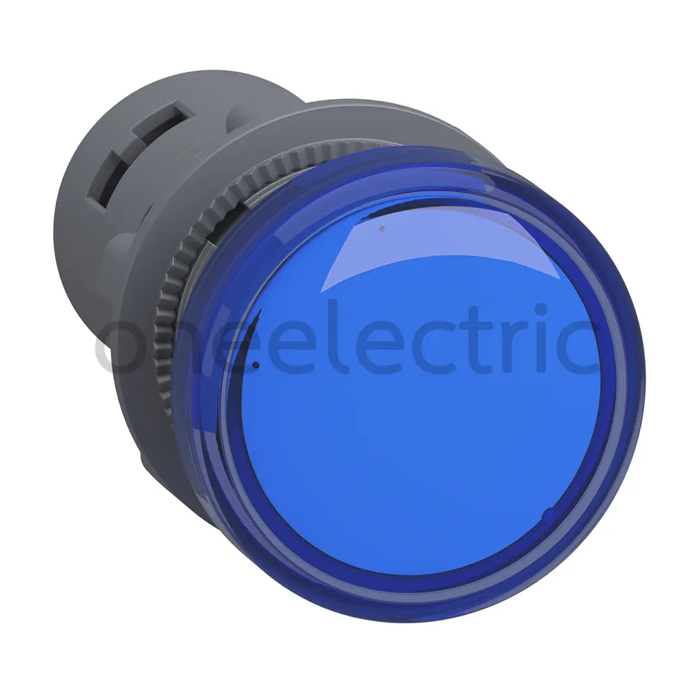 SCHNEIDER XA2EVB6LC PILOTLAMP LED 24V 22mm สีน้ำเงิน