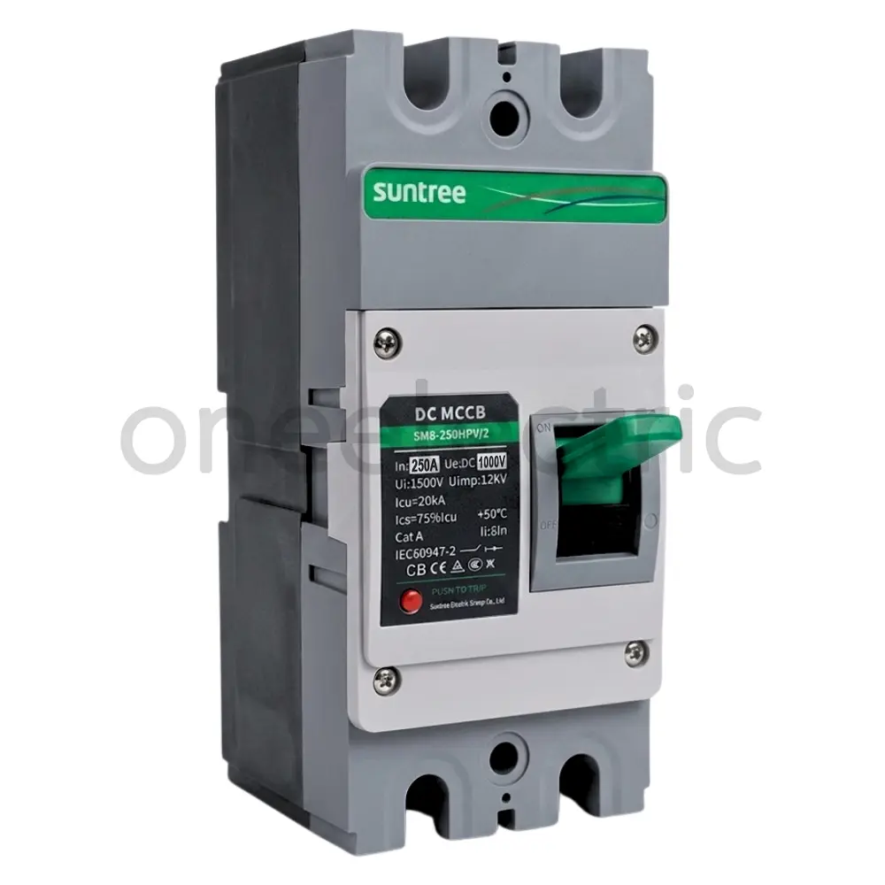 SUNTREE SM8-250HPV เบรกเกอร์ MCCB 2P 1000VDC 250A