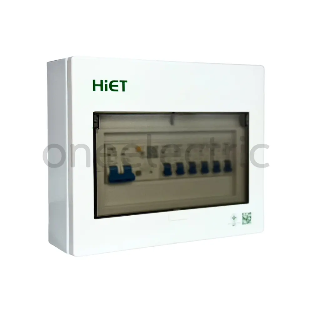 ตู้คอนซูเมอร์ กันดูด RCBO เมน 63A พร้อมลูกย่อย 6ตัว(16Ax2, 20Ax2, 32Ax2) HL-00-2016 HIET