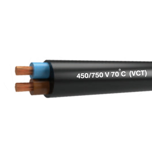 สายไฟ VCT 2x1 THAI UNION ไทยยูเนี่ยน (ม้วน = 100เมตร)