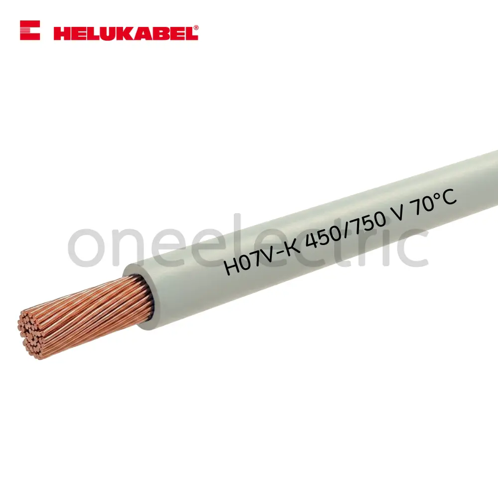 สายไฟ คอนโทรล H07V-K 1x1.5 HELUKABEL (กล่อง = 100เมตร) สีเทา