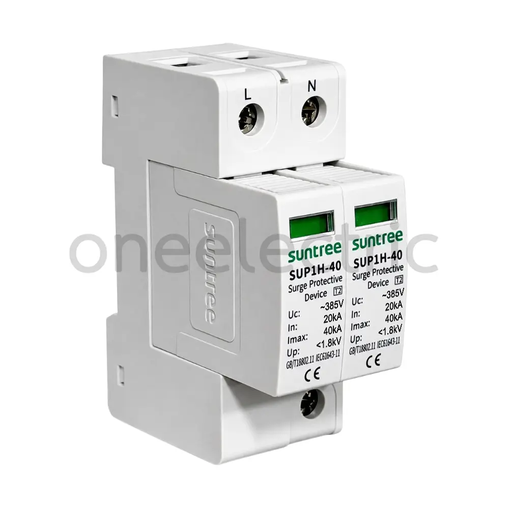 อุปกรณ์ป้องกันฟ้าผ่า-ไฟกระชาก-TYPE2-AC-SURGE-PROTECTIVE-DEVICE-SPD-2P-385VAC-20-40KA-SUP1H-40-SUNTREE.webp